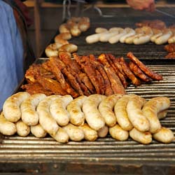 Food at the Weimar Onion Market