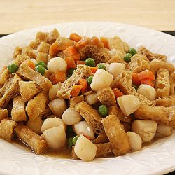 Stir-fry Bay Scallops in Thai Green