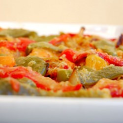 Roasted Pumpkin & Bell Pepper Salad