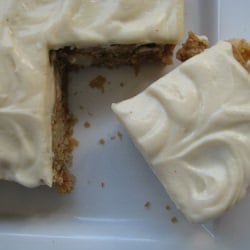 Apple Spice Cake w/Maple Frosting