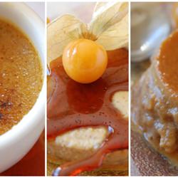 Pumpkin Crème Brûlée Three Ways