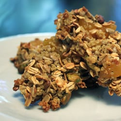 Quinoa, Apricot, and Nut Clusters