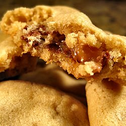 Candy Bar Peanut Butter Cookies