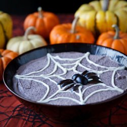 Spooky Black Bean Hummus