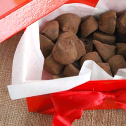 Chocolate Cardamom Fudge Pralines