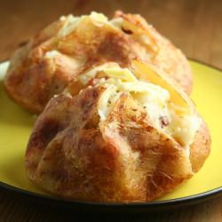 Baked Potato with Cheese & Pancetta