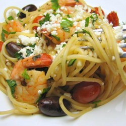 Greek Shrimp Scampi
