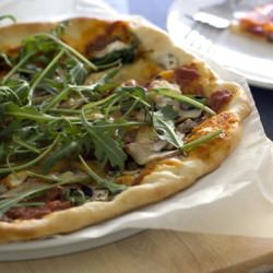 Daring Bakers Mushroom Pizza
