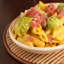 Pasta with Bruxelles Sprouts