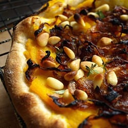 Pumpkin & Caramelized Onion Pizza