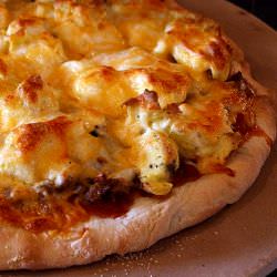 Sausage and Scrambled Egg Pizza