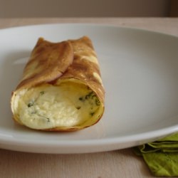 Savory Crepes Filled w/ Broccolini