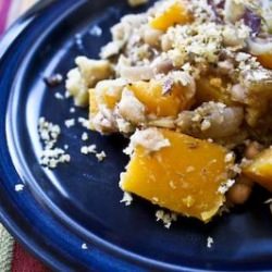 Caramelized Onion and Squash Roast