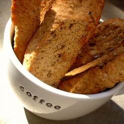 Banana Pecan Biscotti
