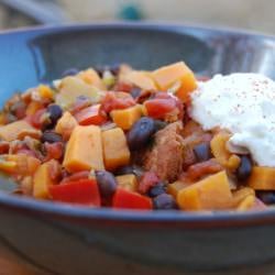 Sweet Potato and Black Bean Stew