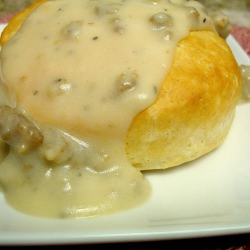 Easy Biscuits & Gravy