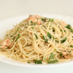 Pasta with Shrimp Scampi