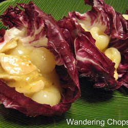 Longan Chicken Radicchio Wraps