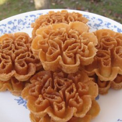Crispy Honeycomb Cookies /Kuih Rose