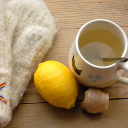 Hot Lemon with Ginger and Honey