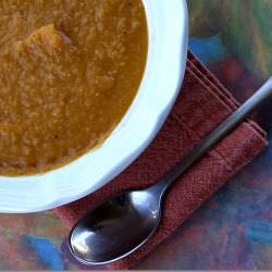 Butternut Squash Soup with Apples