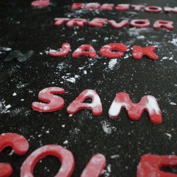 Fondant Letters