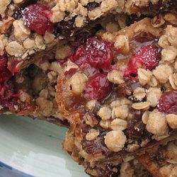 Cranberry Caramel Bars