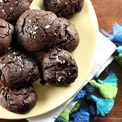 Chocolate and Cacao Nib Cookies