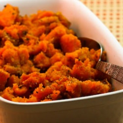 Spicy Crockpot Sweet Potatoes