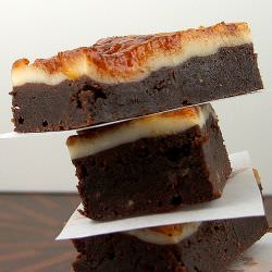 Brownies with Pumpkin Butter Swirl