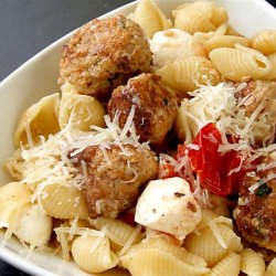 Pasta with Chicken Meatballs