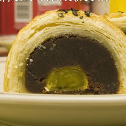 Salted Egg Yolk Red Bean Pastries