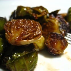 Balsamic Blue Brussels Sprouts