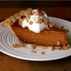 Dulce de Leche Pumpkin- Toffee Pie
