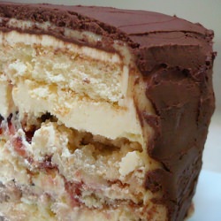 Chocolate-Topped Princess Cake