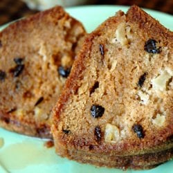 Apple Raisin Pound Cake