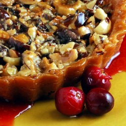 Hazelnut Honey Toffee Tart