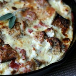 Tomato-Feta Strata