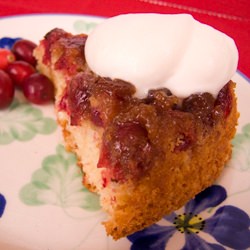 Cranberry Orange Upside Down Cake