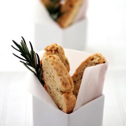 Rosemary and Parmesan Biscotti