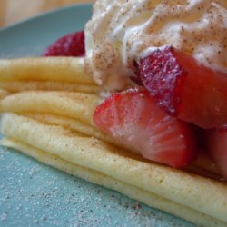 Brown Sugar Strawberry Crepes