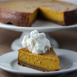 Kabocha Cheesecake for Thanksgiving