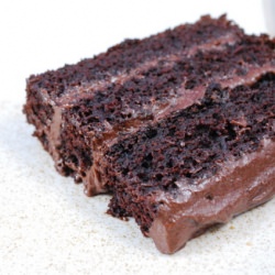 Layered Chocolate Loaf Cake