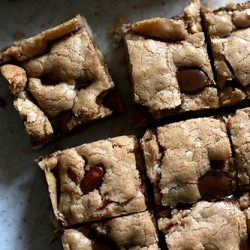 Almond Butter-Chocolate Bars