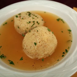 Matzoh Balls in Broth