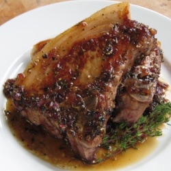 Maple Black Pepper Pork Chops