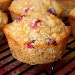 Cranberry Whole Grain Muffins