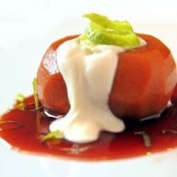 Poached Persimmons