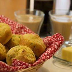 Cornmeal and Bacon Muffins
