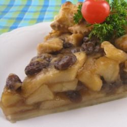 Apple and Raisin Pie